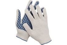  DEXX перчатки рабочие, х/б 7 класс, с обливной  ладонью. - интернет магазин ТД "Родионов"