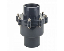 Обратный клапан промежуточный PVC 1049-75-2,5" (ДУ внутр 76 мм, для жестких труб 2 1/2") - интернет магазин ТД "Родионов"